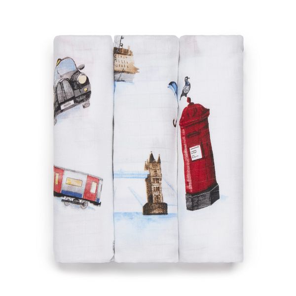 Panda Bamboo Baby Muslins (Squares, London)