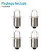 (4) 18v Volt LED Flashlight Replacement Xenon Bulb for Hitachi 318-767 / UB18DAL