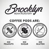 Brooklyn Beans Gingerbread Man Flavored Coffee Pods,Compatible 2.0 Keurig, 40 Ct
