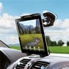 Car Mount Tablet Holder Windshield Swivel Cradle Window Dock Stand Strong Suction Multi-Angle Rotation for Microsoft Surface Go (10") - Microsoft Surface Pro