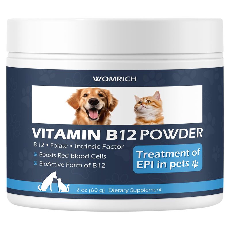 Appetite Stimulant Vitamin B12 Powder for Cats&Dogs Methylcobalamin ...