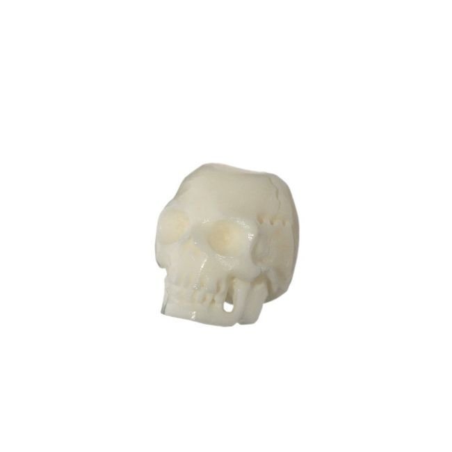 NKlaus Hair Accessories Beard Bead CHEREP Small Skull Bone Curly Bead 6435