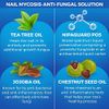 Fungal nail treatment with nail polish olive