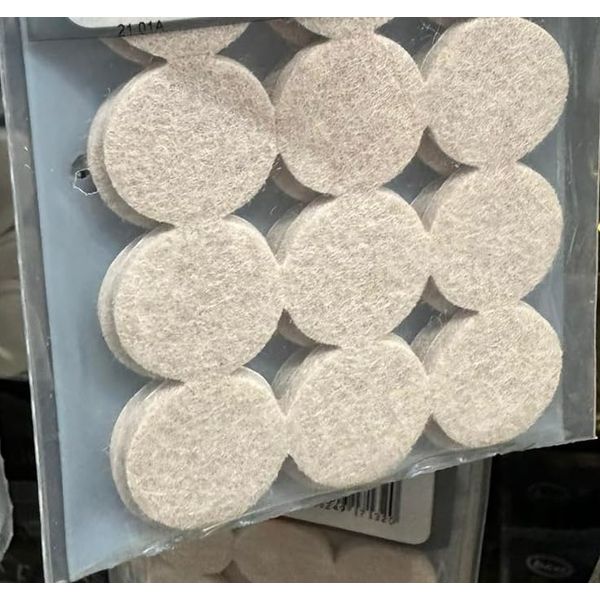 Jones 25mm Round Felt Pads 24s, Various, n.a