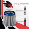 3" Reusable High Flow Performance Cold Air Intake Filter Kit Silver For Mercedes