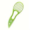 3-in-1 Avocado Tool, Mini Kitchen Slicer with Wire Cutter, 18 cm, Lime Green