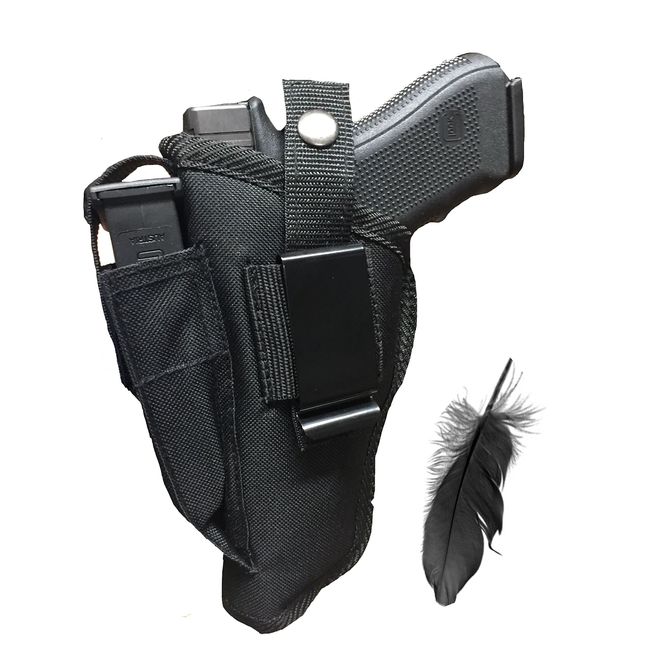 Fits Hi-Point 45 ACP, 40 SW-B Soft Nylon Inside or Outside The Pants Gun Holster.