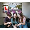 Birthday Banners, Learner Driver Theme with Road Signs, 2-Pack - ANY NAME AND AGE