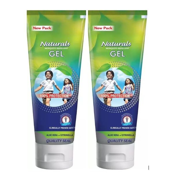 2 x 80g Odomos Naturals Mosquito Insect Repellent Gel (for Home, Away), Non-Sticky, Skin Friendly, DEET Free, Effectively Strong Keep midges Bugs Wasps tick Away, Avoid Insect bite, Long Lasting