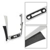 CHEDA Dash Bezel Trim Vent Compatible with Chevy Malibu 2008-2012 Instrument Trim Silver