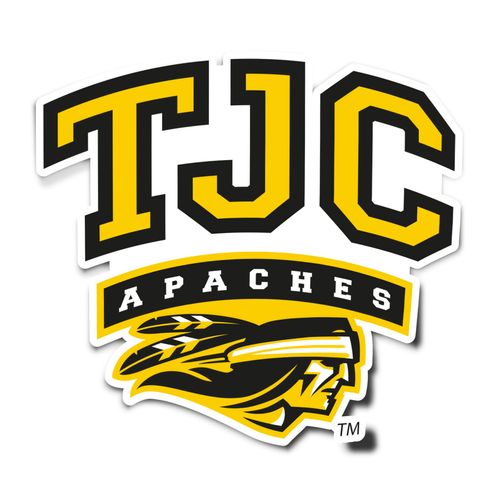 Desert Cactus Tyler Junior College Sticker TJC Apaches Vinyl Decal Laptop Water Bottle Car Scrapbook (IND 00081A)