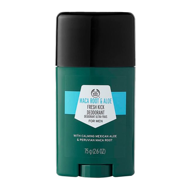 The Body Shop Maca Root & Aloe Fresh Kick Deodorant for Men - Feel and smell your freshest with our Maca Root & Aloe Fresh Kick Deodorant.