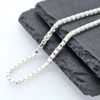 Treasure Bay Men's, Women's Solid 925 Silver Box Chain Necklace Length (42cm)