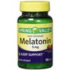 Spring Valley Melatonin Strawberry Flavor Dietary Supplement Fast-Dissolve Tablets, 5mg, 120 count