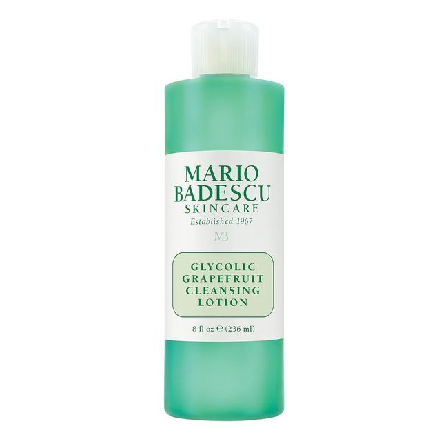 Mario Badescu Glycolic Grapefruit Cleansing Lotion for Combination and Oily Skin | Exfoliating Toner that Deeply Cleans |Formulated with Glycolic Acid & Grapefruit Extract| 8 FL OZ