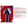 Exact 05710 8.3mm HSS Straight Shank Countersink