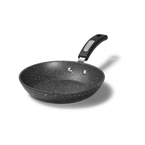 Starfrit The Rock 24 cm (9.5") Non-Stick Fry Pan - Durable Forged Aluminum - Oven Safe - PFOA Free - Easy to Clean - Black