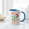 CafePress Snoopy Merry 11 oz (325 ml) Ceramic Coffee Mug