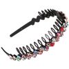 LONEEDY Women's Headband Colour + Blue + Pink