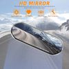Chrome Oval Motorcycle Rear View Mirrors For Harley Softail Slim Chopper Bobber