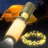 49ft Camping Yellow String Light, Multifunctional Outdoor Lighting Led Torch