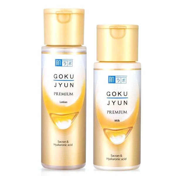 Hadalabo Gokujyun Premium Lotion 170ml + Milk 140ml Set