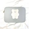 Hokkori Mokomocha Tablet Pouch Mocha, brown (mocha)