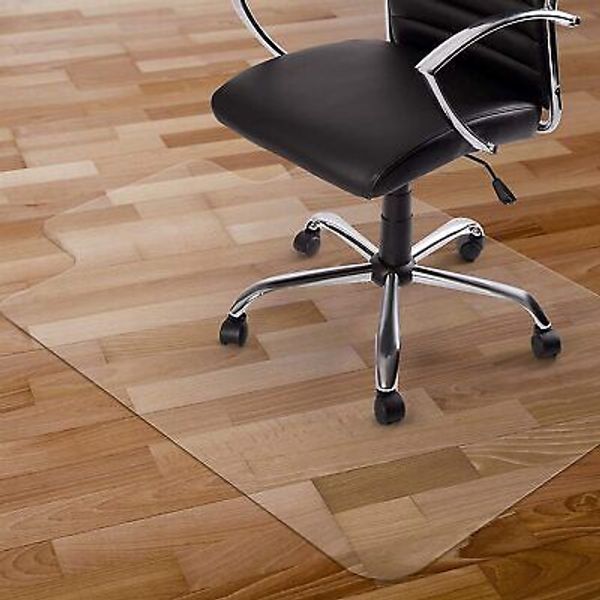 Kuyal Chair Mat, Rolling Chair Mat for Hardwood Floor, 36" X 48" Transparent ...