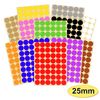 720 x Red Sticky Dots - 25mm 1 Inch - Round Colour Coding Dot Stickers - 15 Sheets