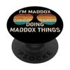 I'm Maddox Doing Maddox Things Retro Sunglass Personalized PopSockets Swappable PopGrip