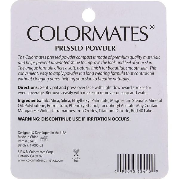 Color Mates Pressed Powder Rose Beige 0.4 oz. (4-Pack)