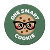 One Smart Cookie, Chocolate Chip Cookie, Nerd, Olive Green PopSockets with Interchangeable PopGrip
