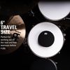 Minel Cymbals Marshmallow Pads 6" MMP6BK Exercise Pad, Black