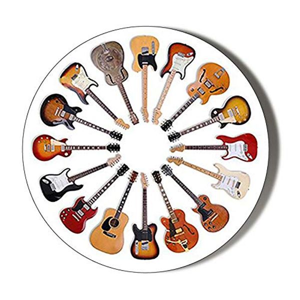 ELECTRIC GUITARS CAROUSEL 58mm Handbag or Pocket Make Up Novelty Mirror