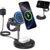 3 in 1 Wireless Charging Station for Multiple Devices Apple, 15W Fast Magneti...