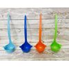 4x Small Ladle Plastic Hooked Spoon For  Vitrolero Lemonade Cucharon De Plástico