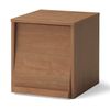 Belle Maison Record Storage Rack, Combination Rack, C, Flap Door for 12 Inches
