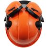 SPARES2GO Chainsaw Safety Helmet with Mesh Visor and Ear Muffs