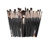 20 Piece Eye Makeup Brush Set Professional Makeup Brushes Eye Shadow black
