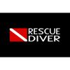 CafePress Diving: Diver Flag & Rescue Diver Oval Car Bumper Sticker