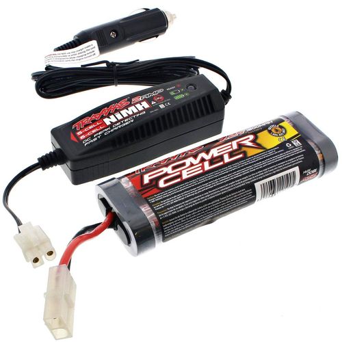 Traxxas 1/10 Nitro Slash 3.3 * 7.2V NiMH 1800 mAh Battery & 2 AMP CAR Charger *