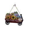 Metal Hanging Plaque Farm Fresh Pumpkins 9 Tall