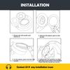 Premium Headphone Ear Pads Replacement-Earpads Compatible with Mixcder E7 Headphone Headset