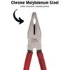 Teng MB451 180mm Megabite Combination Pliers, Silver