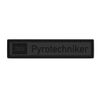 Copytec Patch Pyrotechnician DEU Germany Fireworker Grey Black #38838
