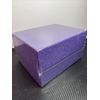 New Source Biodegradable Water Burial Purple Box Urn Handmade 9x7x5