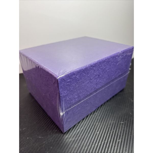 New Source Biodegradable Water Burial Purple Box Urn Handmade 9x7x5