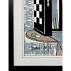 Bernard Buffet  "Still Life with Backgammon"  Framed Litho Mid Century Art New