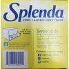 2x SPLENDA Zero Calorie Sweetener 400 Count Packets 14.1 oz Box - 2 PACK