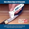 ACCUSHARP Knife Sharpner, Blue & White